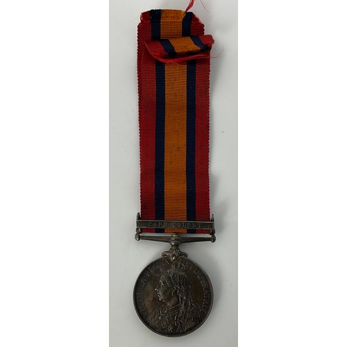 236 - QUEEN’S SOUTH AFRICA MEDAL TO W.A.MARRIS, SURGEON, WITH CAPE COLONY BAR