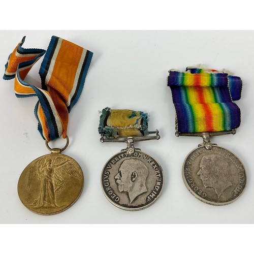 237 - WWI BRITISH WAR AND VICTORY MEDALS TO 130205 GNR. C.C.SMITH RA AND BRITISH WAR MEDAL TO DM2-165739 P... 