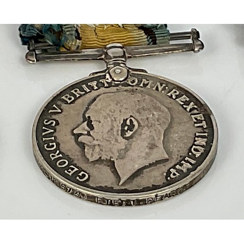 237 - WWI BRITISH WAR AND VICTORY MEDALS TO 130205 GNR. C.C.SMITH RA AND BRITISH WAR MEDAL TO DM2-165739 P... 