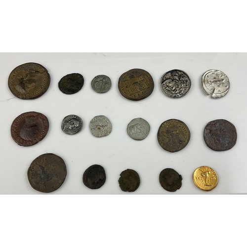 454 - LARGE QTY. MISC. COINS INC. GREEK/ ROMAN COINS