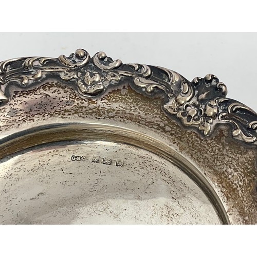 404 - SILVER PORRINGER AND A SILVER BOWL, approx. 144g gross