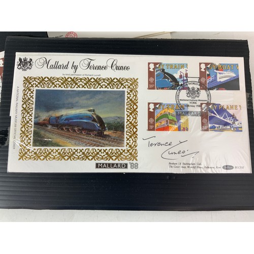 331 - STAMP INTEREST, A THEAMATIC SELECTION RAILWAY COVER & FDC’S INCLUDING THEANCE CUNEO SIGNED COVER