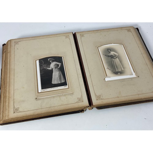 311 - TENNIS RELATED VICTORIAN PHOTOGRAPH ALBUM