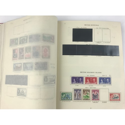 421 - STAMP INTEREST, GIBBONS KG6 PRINTED ALBUM, MINT & UNMOUNTED MINT, WELL FILLED, NOTED SILVER WEDDINGS... 