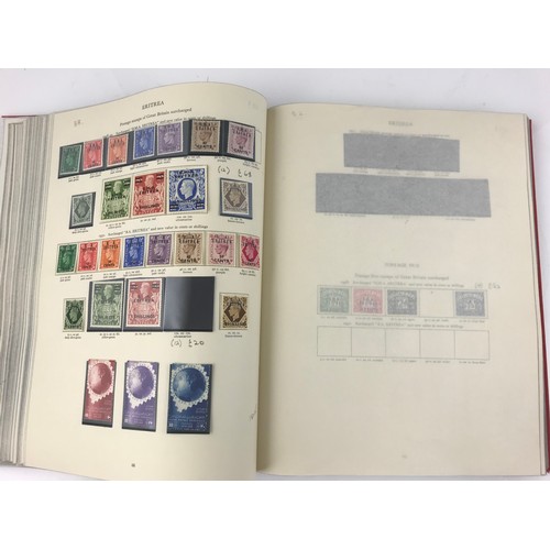 421 - STAMP INTEREST, GIBBONS KG6 PRINTED ALBUM, MINT & UNMOUNTED MINT, WELL FILLED, NOTED SILVER WEDDINGS... 