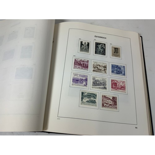 360 - STAMP INTEREST, AUSTRIA MINT, HINGED IN PRINTED ALBUM, 1945-1986 SPARCE IN PLACES