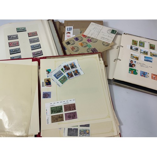 388 - STAMP INTEREST, COLLECTION WITH VARIOUS INCLUDING SPECIALIST FOLDERS OF CANADA INC. VARIETIES, PLUS ... 