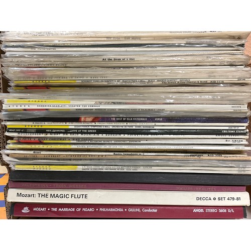 120 - LARGE QTY OF ASSORTED MAINLY CLASSICAL , MARY HOPKINS, HONEYCOMBES LPS