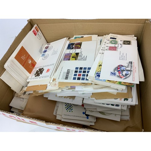 340 - STAMP INTEREST, A BOX OF APPROX 450 GB FIRST DAY COVERS