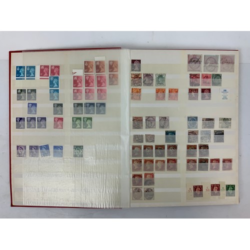 402 - STAMP INTEREST, VARIOUS IN TWO SG ALBUMS & HOME MADE ALBUM, MAINLY QEII UNMOUNTED BLOCKS ETC. A FEW ... 