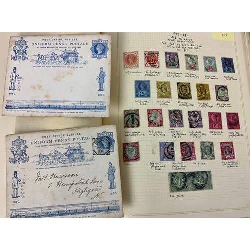 420 - STAMP INTEREST, GREEN SIMPLEX GB MIXED CONDITION, INC. 3 X 1d BLACKS, 2 WITH 4 MARGINS, 1840 2d BLUE... 