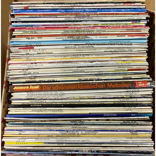 132 - RECORDS, BOX OF CLASSICAL RECORDS, SOME ASD & AML REFERENCES