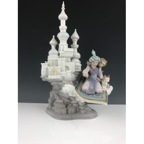 66 - RARE LARGE LLADRO DREAMS OF ALADDIN MODEL  6285 BOXED 41cm TALL