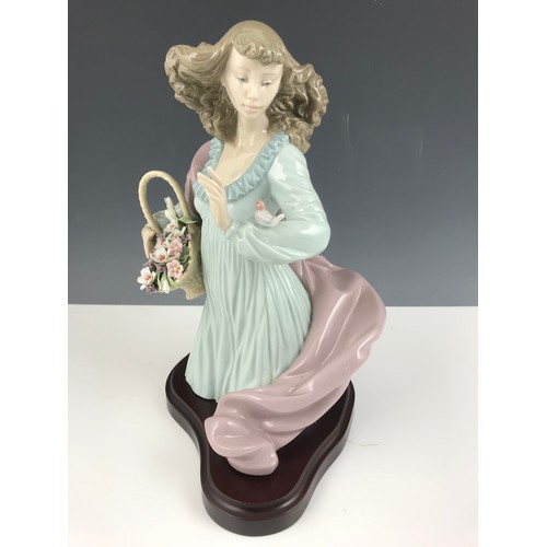 70 - RARE LARGE LLADRO NATURE’S BEAUTY 6252 FIGURINE BOXED 28.5cm TALL