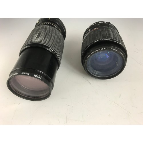 252 - 2 SIGMA ZOOM LENSES, f=35-70 mm 1:2.8 to 1:4, f=70-210 mm 1:4.5, BOTH PENTAX FIT