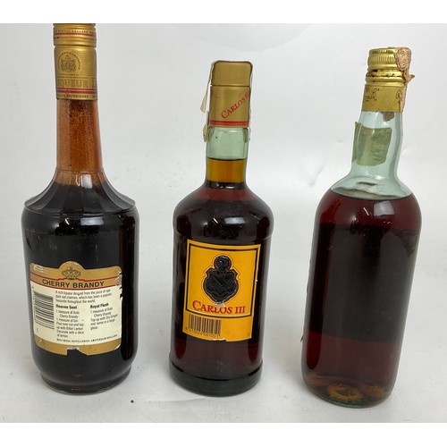 30 - 3 BOTTLES BRANDY