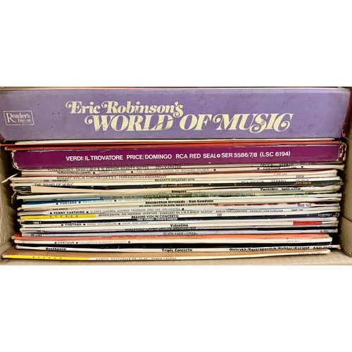 125 - BOX OF CLASSICAL AND POP