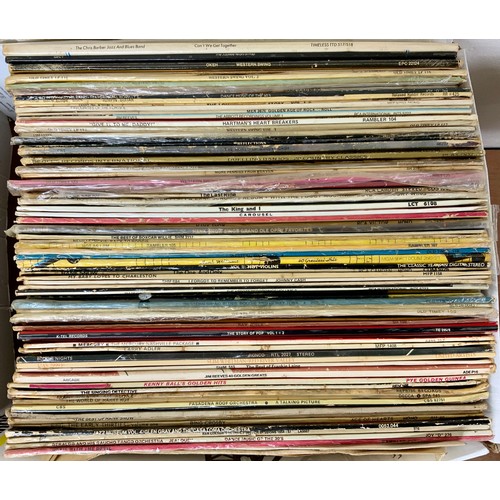 156 - ASSORTED LP’S AND 7” SINGLES POP, COUNTRY JAZZ