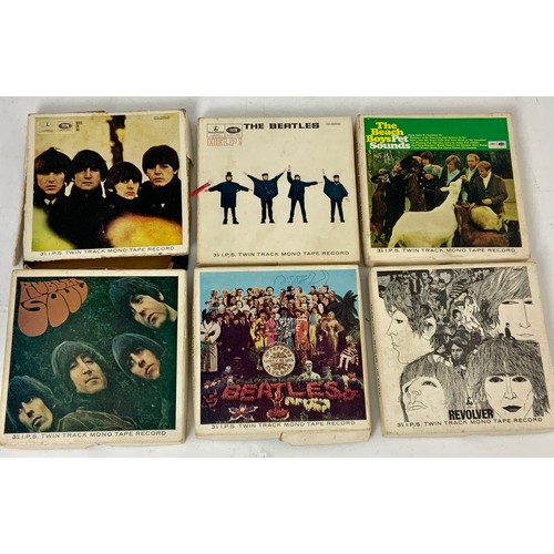 163 - BEATLES TAPE TO TAPE REELS (5) INC. SGT. PEPPERS, REVOLVER, RUBBER SOUL, BEATLES FOR SALE, HELP! AND... 