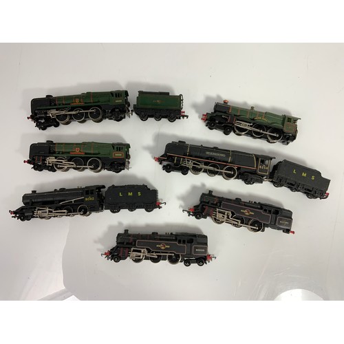 446 - HORNBY DUBLO / WRENN A SELECTION COMPRISING, H-D 34005 BARNSTAPLE PLUS A WRENN SIMILAR, NO TENDER, W... 