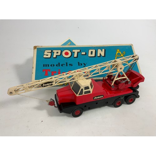 168 - SPOT ON, A GOOD BOXED MODEL 117 JONES CRANE KL 10/10, WITH ORIGINAL PAPERWORK