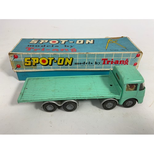 173 - SPOT ON BOXED 109/2 68G ERF LORRY. NO FLAT FLOAT LOAD, PLUS U/B MG1100 U/B