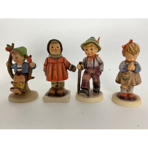 111 - 8 GOEBEL HUMMEL FIGURINES INC STEADFAST SOPRANO, HONOR STUDENT, GRANDPAS BOY TALLEST  10.5cm