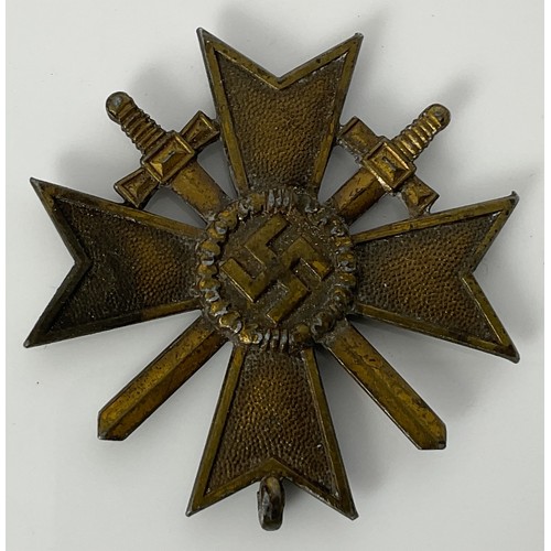 480 - MILITARIA INCLUDING  UNUSUAL  GERMAN PENDANT 1939 WITH SWASTIKA, 1860 NATIONAL RAFFLE ASSORTED BADGE... 