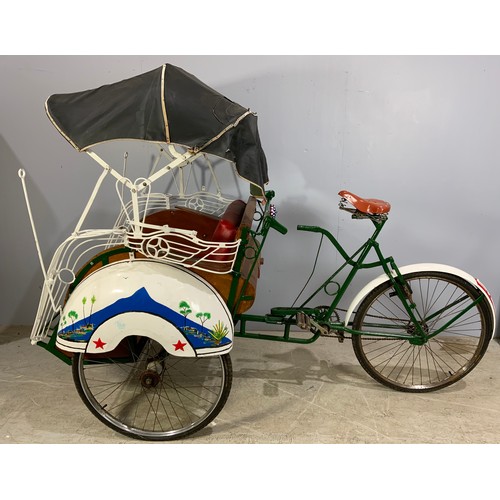 2 - A BICYCLE RICKSHAW