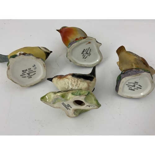 86 - COLLECTION OF 4 ROYAL WORCESTER AND BESWICK BIRD FIGURES