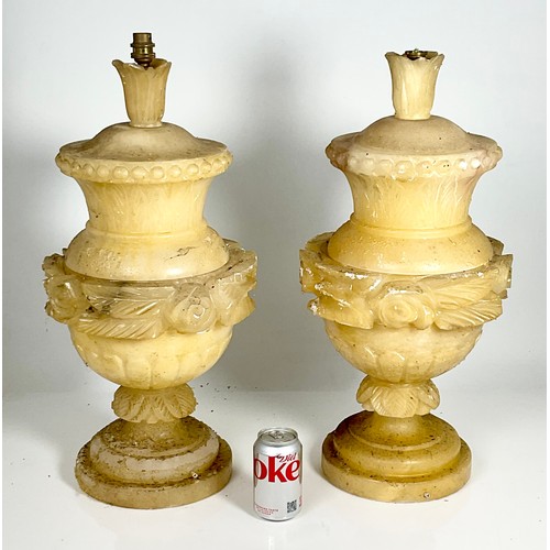 241 - PR. VERY LARGE, ORNATE,TABLE LAMP BASES, APPROX. 60 cm