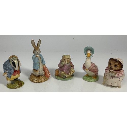 89 - FIVE ROYAL ALBERT BEATRIX POTTER FIGURES