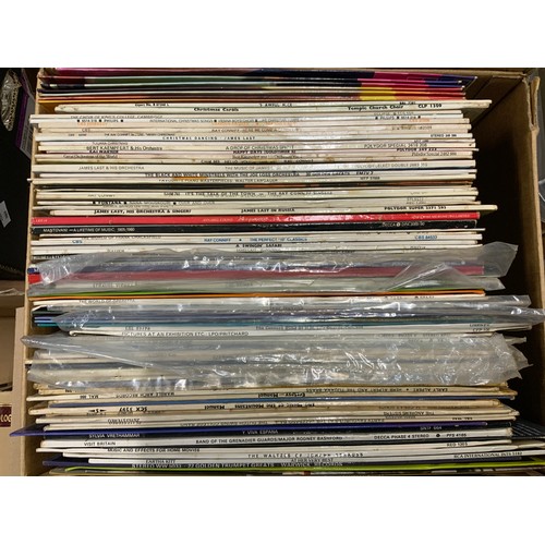 300 - LARGE QTY. OF 33 RPM RECORDS, MIXED ROCK POP & CLASSICAL.