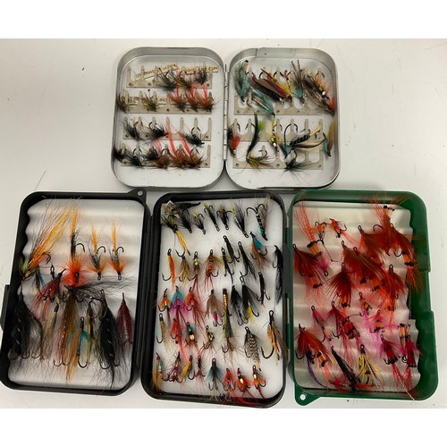 469 - LARGE QTY. FLY AND SALMON FISHING LURES INC. BOXED FLIES, PLUGS, SPINNERS ETC.