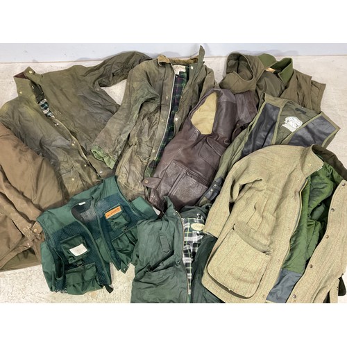 458 - VARIOUS SHOOTING COATS AND WAIST COATS