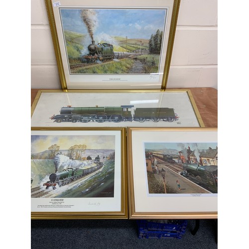 273 - RAILWAY PRINTS & PICTURES, PETER WEBSTER WORK & LEISURE, 58/350 4247 PRESERVATION SOCIETY, FREDERICK... 