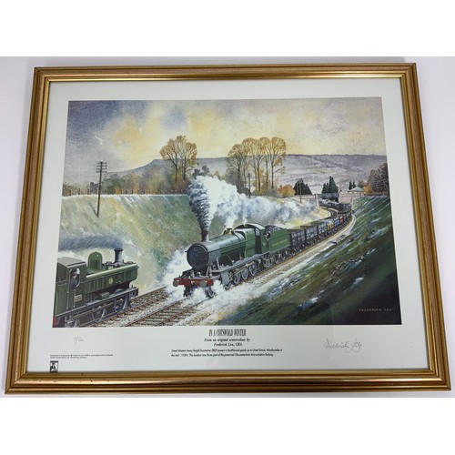 273 - RAILWAY PRINTS & PICTURES, PETER WEBSTER WORK & LEISURE, 58/350 4247 PRESERVATION SOCIETY, FREDERICK... 