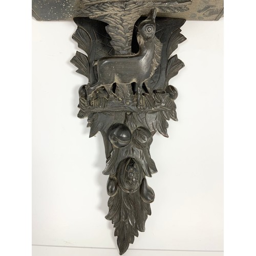 417 - BLACK FOREST CLOCK BRACKET 64cm LONG