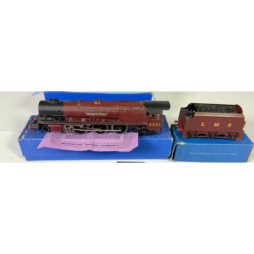 413 - HORNBY DUBLO LOCOMOTIVES, EDL2 DUCHESS OF ATHOLL & TENDER BOXED, EDL 17 TANK LOCOMOTIVE 69567 WITH I... 