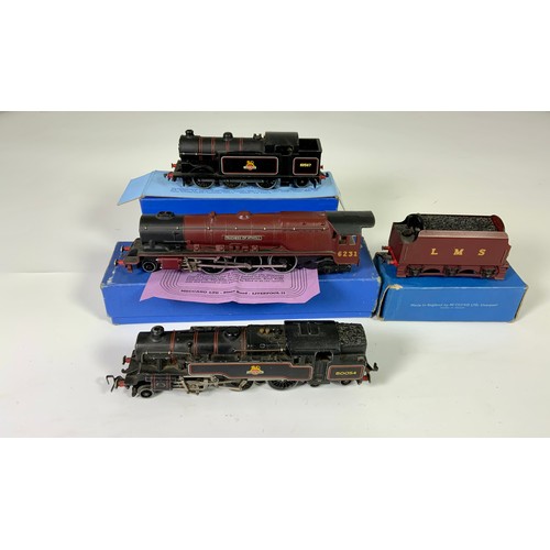 413 - HORNBY DUBLO LOCOMOTIVES, EDL2 DUCHESS OF ATHOLL & TENDER BOXED, EDL 17 TANK LOCOMOTIVE 69567 WITH I... 