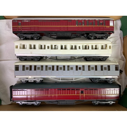 433 - KIT BUILT MODEL RAILWAY 0 GAUGE COACHES, ALL EX LNER GRESLEY / THOMPSON COACHES, BRAKE THIRD, OPEN, ... 