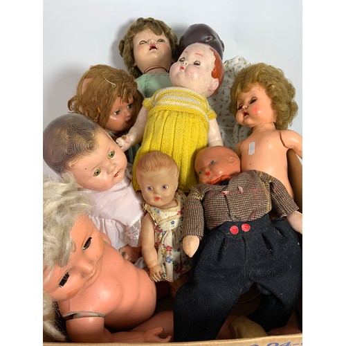 51 - COLLECTION OF OLDER CHILDRENS DOLLS INC RELIABLE, PEDIGREE & ROSEBUD