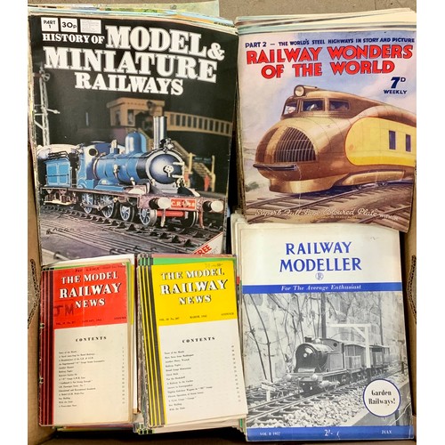 244 - THE MODEL RAILWAY NEWS, C.1940’S, RAILWAY MODELLER C.1957 ONWARDS, MODEL RAILWAYS ETC