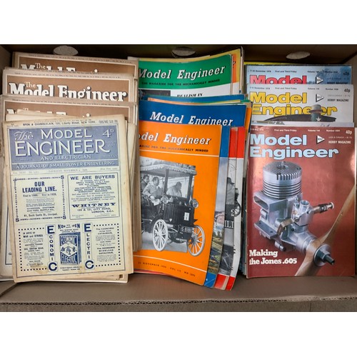 246 - BOX OF MODEL ENGINEER MAGAZINES, MANY DATING FROM 1920, 30’S 50’S AND LATER, GOOD HISTORICAL REFEREN... 