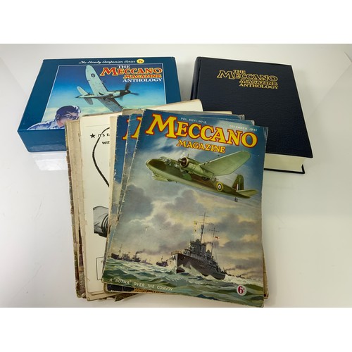 242 - BOOK, THE HORNBY COMPANIONS SERIES VOL 7A, THE MECCANO MAGAZINE ANTHOLOGY, CASE BOUND BOOK, PLUS SEV... 