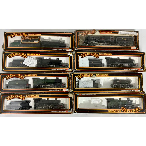 402 - MAINLINE MODEL RAILWAY LOCOMOTIVES 10 BOXED PLUS PARTS. ALL EX LAYOUT BUT ALL MARKED & INDICATED WIT... 