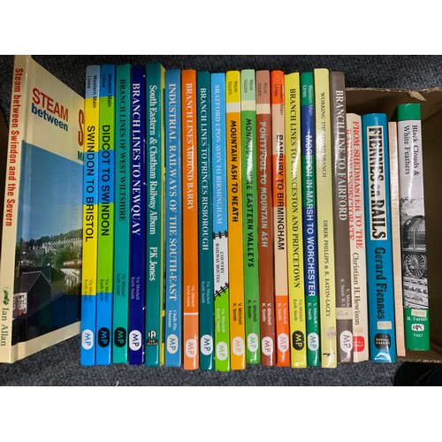 265 - RAILWAY BOOKS - 16 MILEPOST PUBLICATIONS RAILWAY BOOKS, PLUS THE CHARD BRANCH