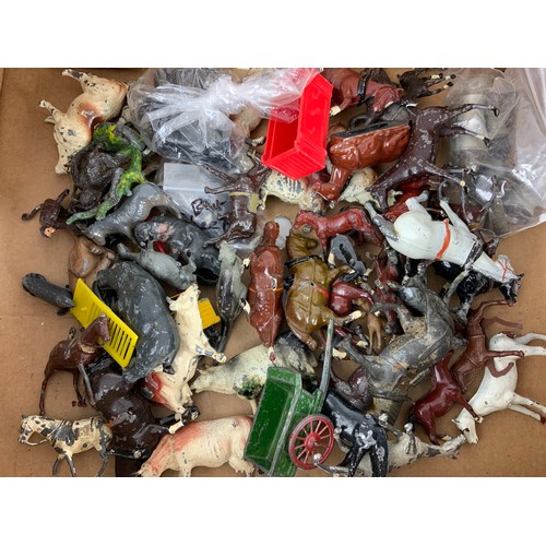 74 - COLLECTION OF METAL BRITAINS & OTHER ANIMALS