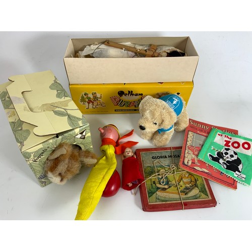 68 - PELHAM PUPPET, BOXED A2 HORSE, BRIAN THE SNAIL, FLUPPET & SUNDRIES