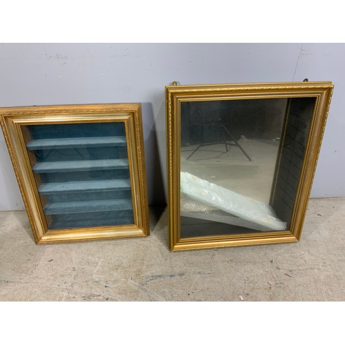 31 - 2 GLAZED DISPLAY CABINETS